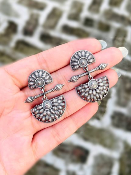 Malaika brass earrings