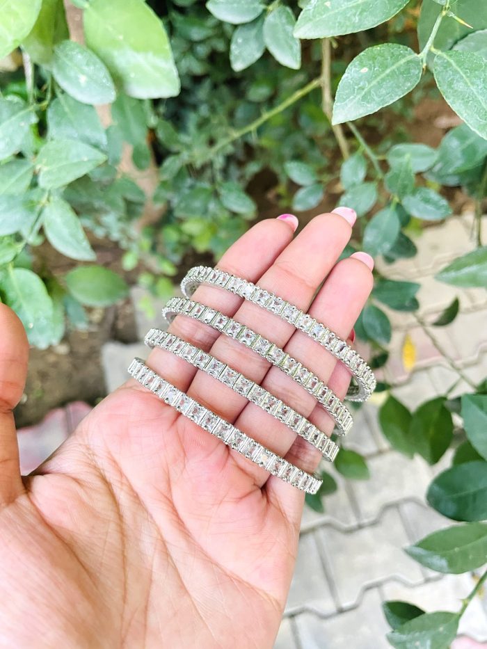 Square Ad bangles (quantity 2) - Image 1