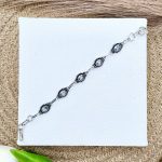 Brass stone bracelet