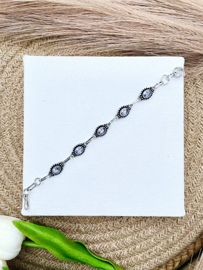 Brass stone bracelet - Image 1