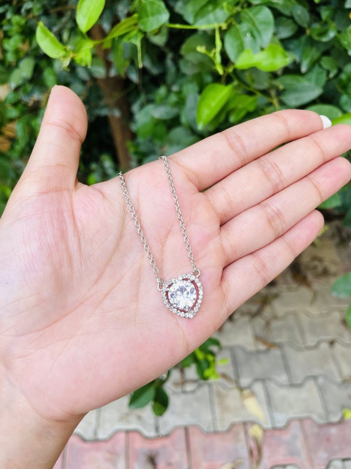 Heart ad necklace - Image 1