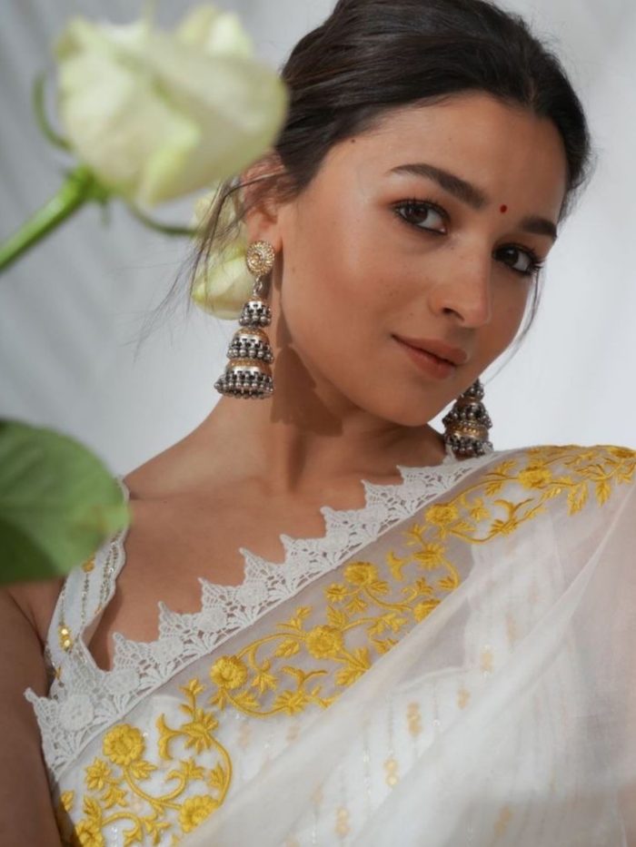 Alia bhatt brass earrings - Image 4