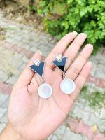 black stone earrings - Image 2