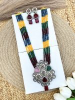 Amaya long necklace multi
