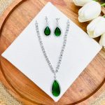 Mirza Ad necklace Green