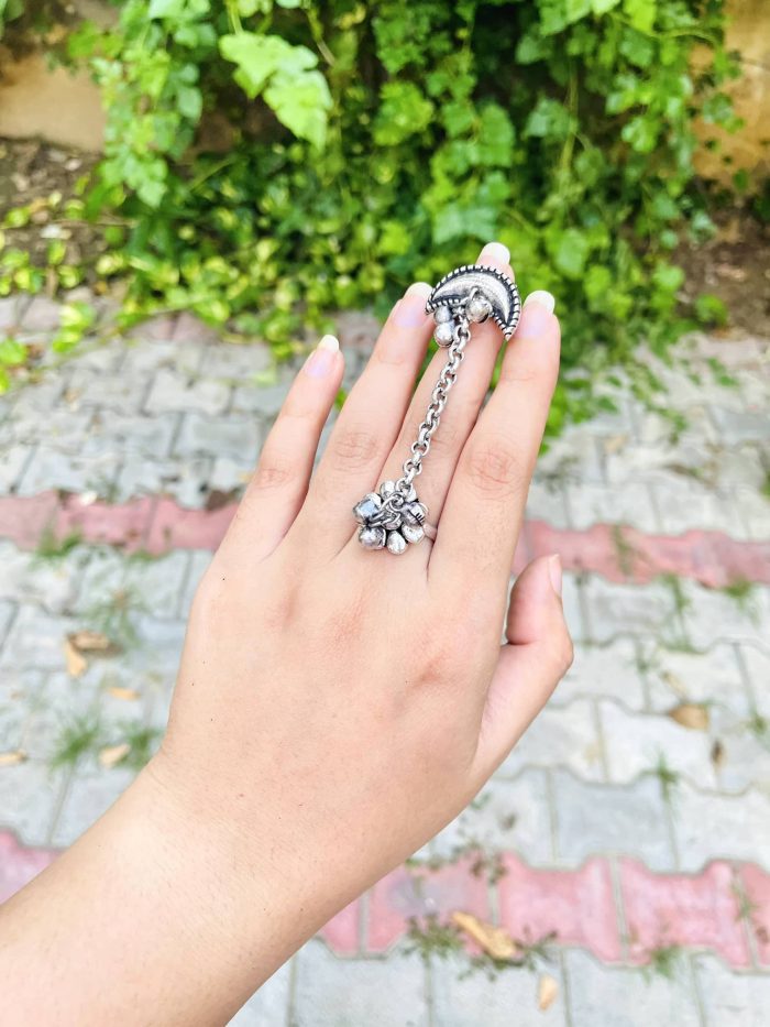 2 pattern brass ring - Image 3