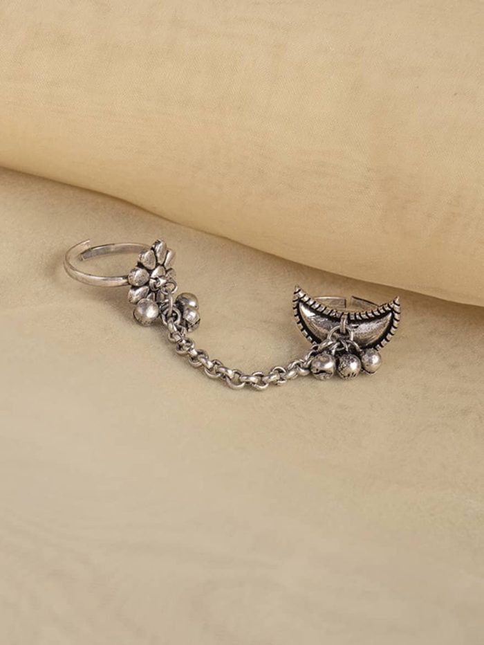 2 pattern brass ring - Image 4
