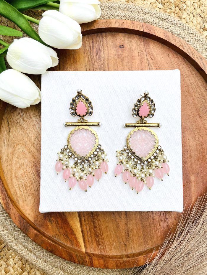 Rashi earrings pink - Image 1