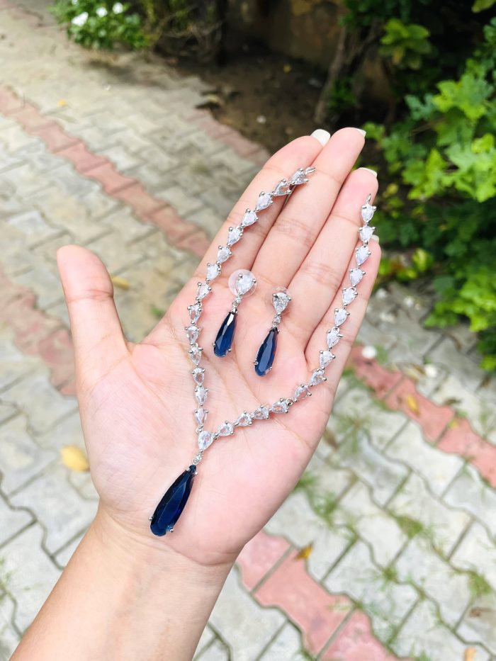 Liza Ad necklace blue - Image 1