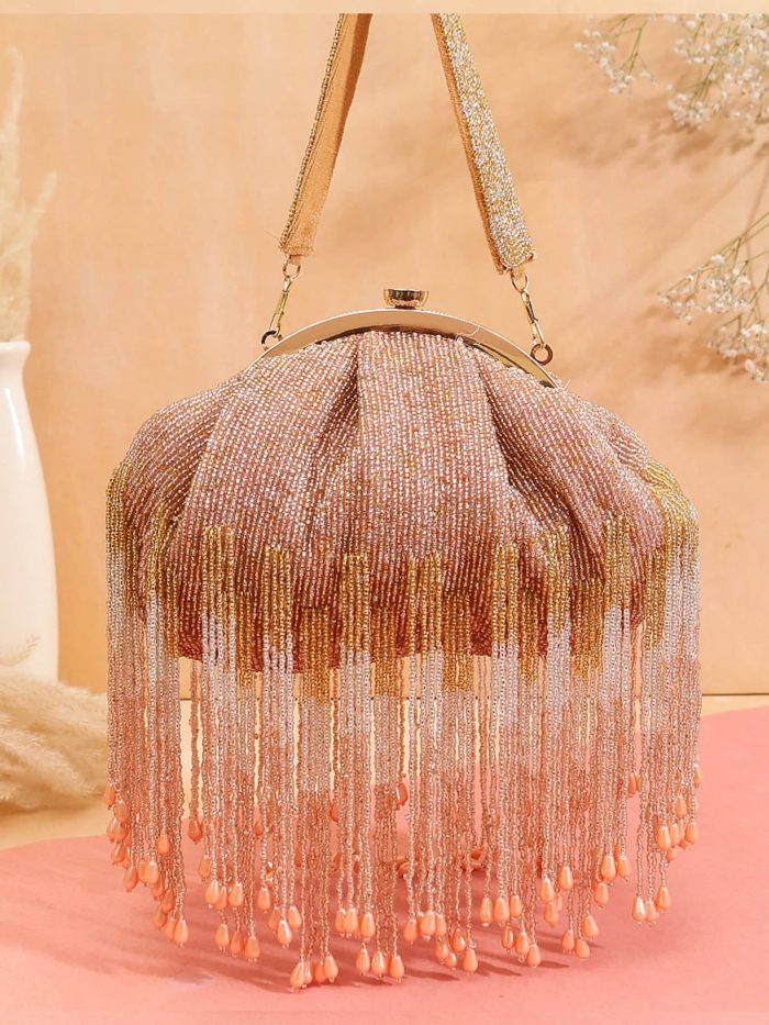 Shekhawat handpurse Rosegold - Image 1