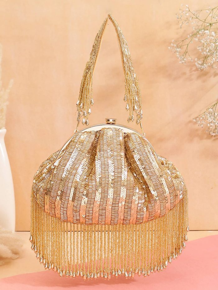 Shekhawat handpurse gold - Image 1