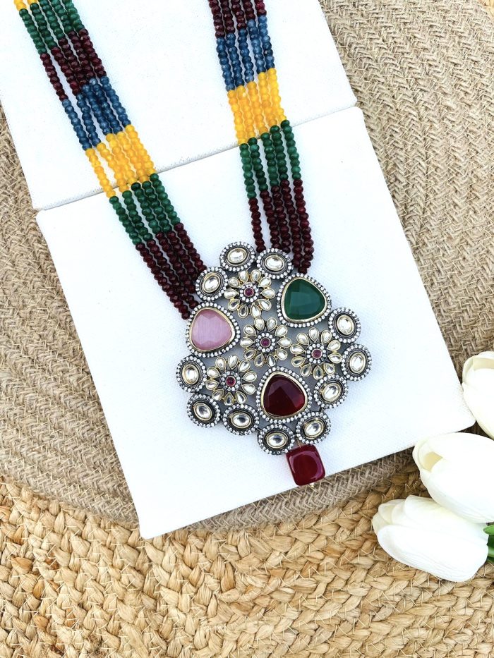 Amaya long necklace multi - Image 3