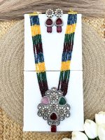 Amaya long necklace multi - Image 2