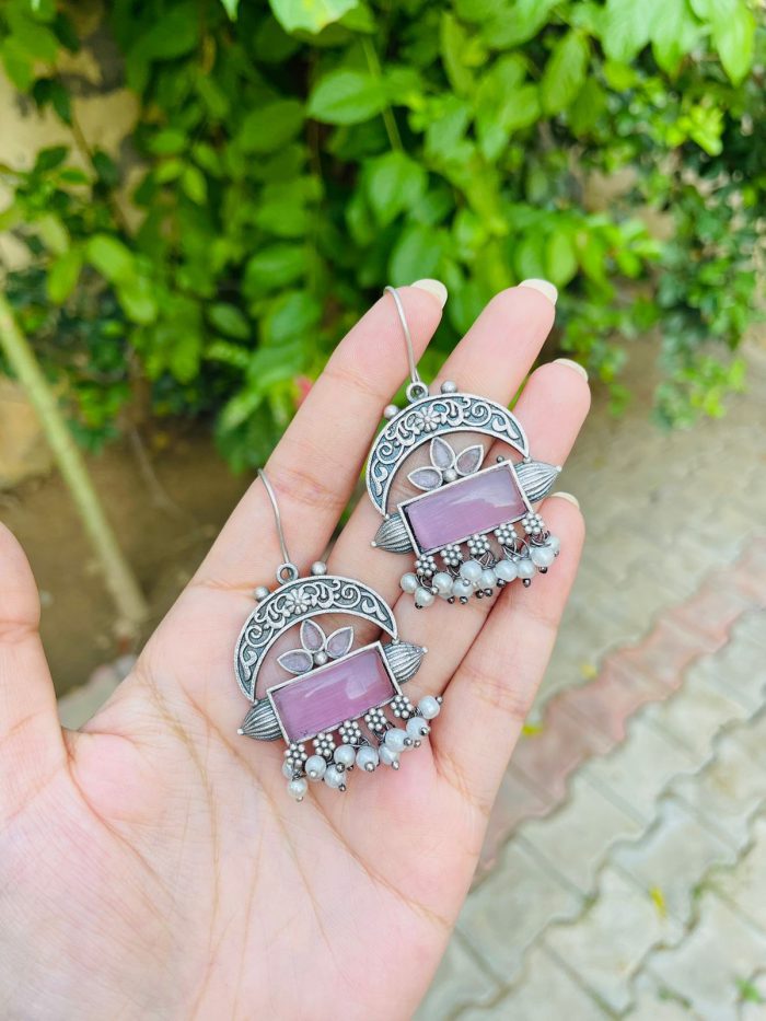 Reshma brass earrings - Image 6