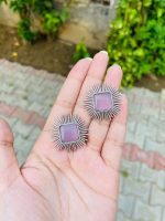 Misba brass earrings - Image 3