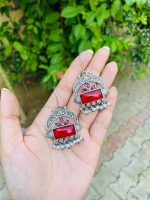 Reshma brass earrings - Image 4