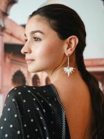 Alia brass earrings