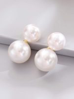 2 pearl earrings - Image 2