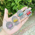 Reshma brass earrings