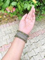 Dual tone bangles set (10 bangles) - Image 2