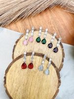 Single line ad earrings