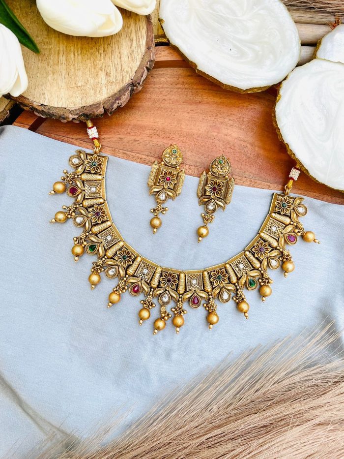 Jodha gold plating necklace - Image 2