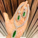 Geeta ad necklace Green
