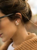 Double pearl earring - Image 4