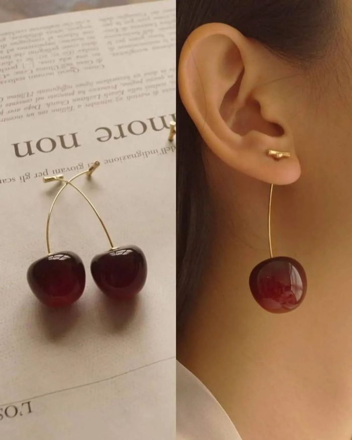 Cherry earrings - Image 3