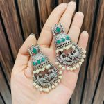 Rehbar brass earrings