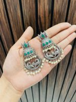 Rehbar brass earrings - Image 2