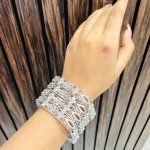 Square ad kade pair silver