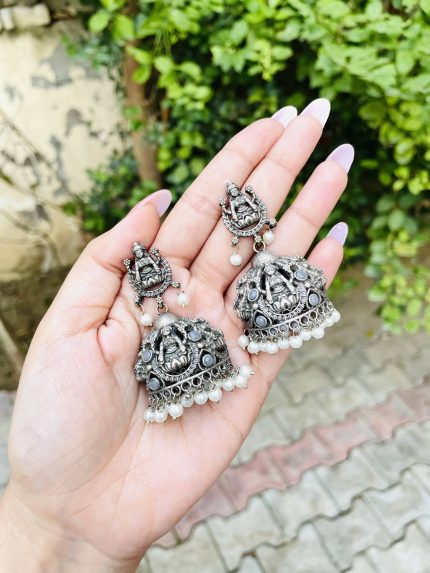 Lakshmi brass jhumka