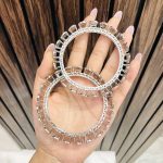 Circle ad kade pair Silver