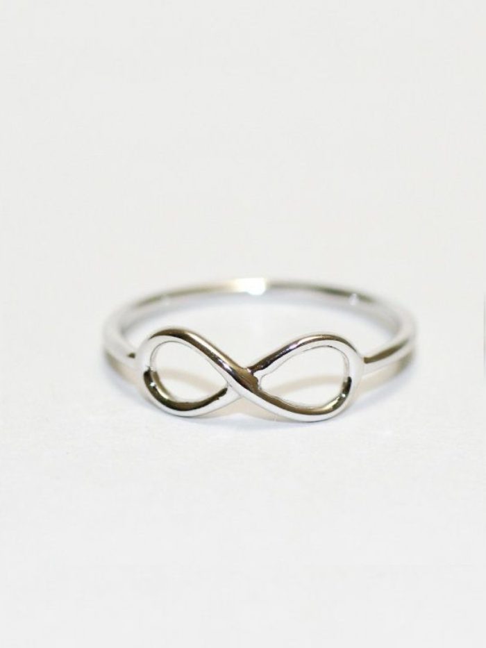 Infinity love 92.5 hallmark silver Ring - Image 1