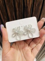 Pearl flower studs - Image 2