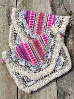 Pink stripe Boho handbag