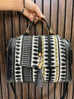 Black Pattern Handbag
