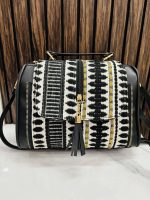 Black Pattern Handbag - Image 2