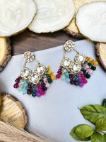 Geet Chandbali earrings Multi - Image 2