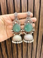 Dipal brass jhumka - Image 2