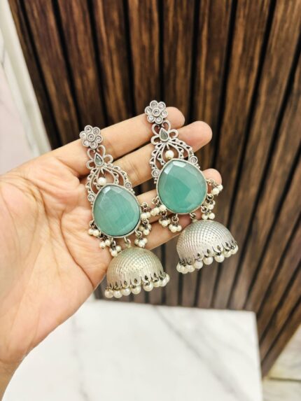 Dipal brass jhumka