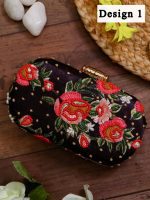 Printed Embroidery clutch - Image 2