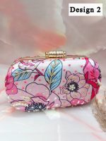 Printed Embroidery clutch - Image 3