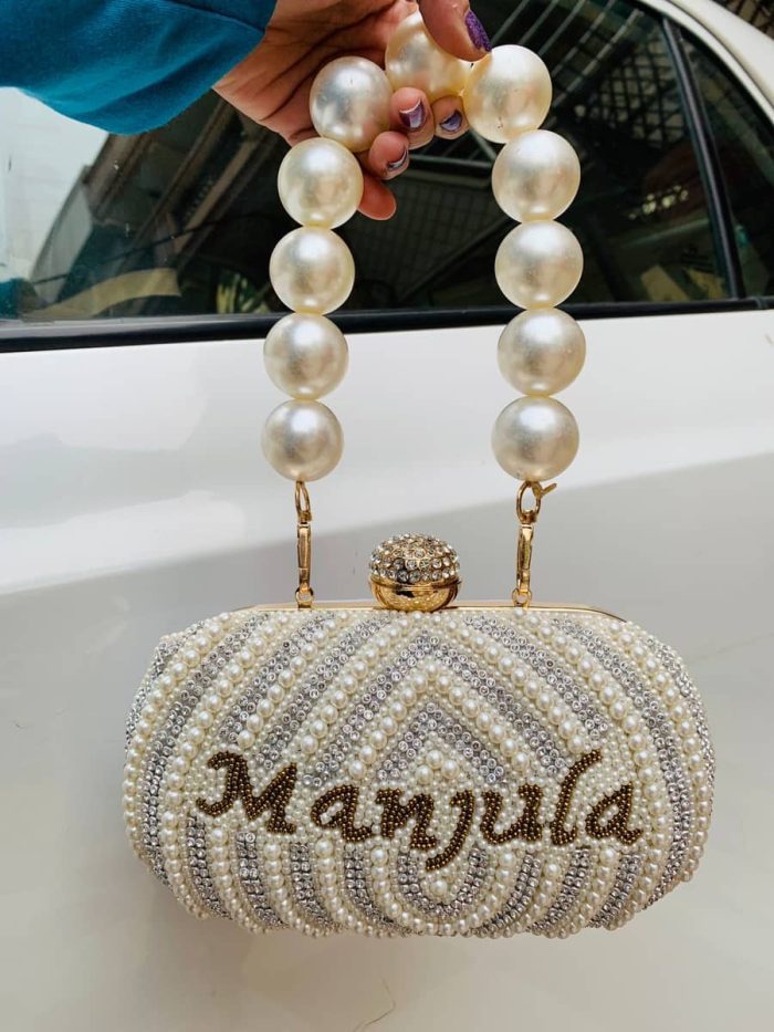 Pearl lines handle clutch - Image 1