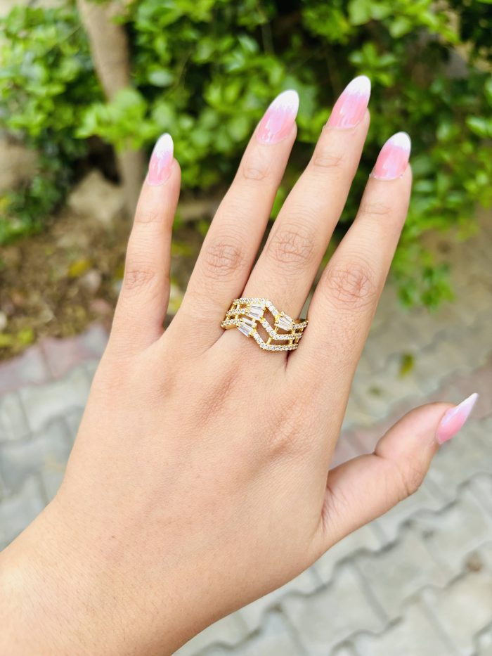 Sarna ad gold ring - Image 1