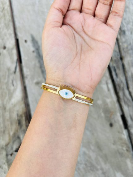 Evil eye Gold plating bracelet Anti tarnish