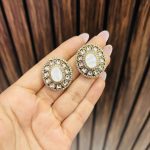 Kusum ad kundan earrings