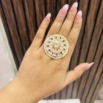 Circle kundan Ring
