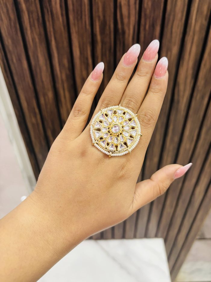 Circle kundan Ring - Image 1